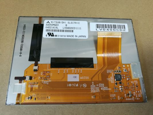 AA050MG03--Temperatura di funzionamento del T1 Mitsubishi 5INCH 800×480 RGB 700CD/M2 WLED TTL: -20 ~ un'ESPOSIZIONE LCD INDUSTRIALE di 70 °C