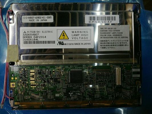 Impiegati a 6,5 pollici di stoccaggio del ² di AA065VB08 Mitsubishi 640 (RGB) ×480 600 cd/m.: -20 ~ un'ESPOSIZIONE LCD INDUSTRIALE di 80 °C