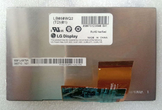 LCD 5,0&quot; di LB050WQ2-TD03 LG.Philips 480×272 (RGB) ESPOSIZIONE LCD di INDUSTRIALE del ² di 400 cd/m