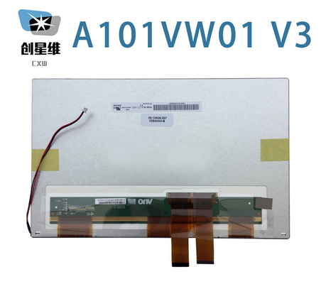 Impiegati di stoccaggio di A101VW01 V3 AUO 10.1INCH 800×480RGB 300CD/M2 WLED TTL.: -20 ~ un'ESPOSIZIONE LCD INDUSTRIALE di 70 °C