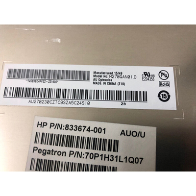 M270QAN02.0 AUO 27.0" 3840 ((RGB) × 2160, 300 (Typ.) ((cd/m2)