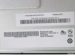 G156HAN01.0 16.2M 15.6 Pollici 40 Pins Simmetria TFT Pannello LCD 89/89/89/89