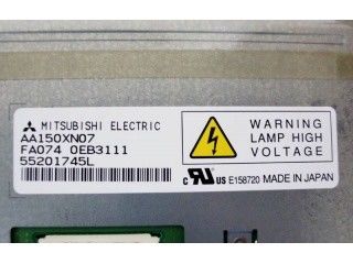 AA150XN07 4 PC CCFL TFT LCD 15 pollici Industrial TFT Display 75/75/50/60 (Tip.)