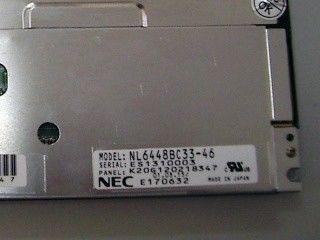 NL6448BC33-46 10.4 INCH 640 RGB×480 VGA 76PPI NEC TFT LCD 530/550g (Tipo/Max.)