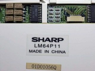 LM64P11 6.0 INCH 640×480 VGA Sharp TFT Display 121.58 × 91.18 (H×V)