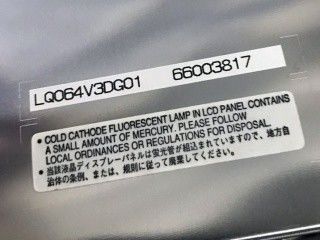 640×480 6,4&quot; angolo di visione 70/70/40/70 LQ064V3DG01 VGA 124PPI TFT LCD Panel