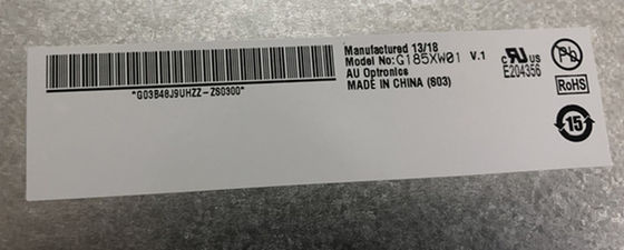 18.5 pollici 84PPI 300cd/m2 AUO TFT LCD G185XW01 V0 85/85/80/80 (Tipo)