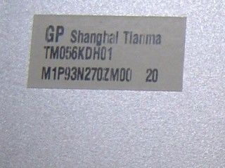 TM056KDH01 5,6&quot; 320×234 71PPI 200cd/m2 Angolazione 65/65/45/65 TIANMA TFT
