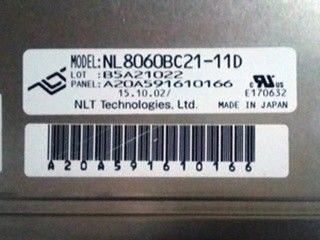 800*600 8,4" 119PPI 400cd/m2 TFT LCD Panel NL8060BC21-11D LCD