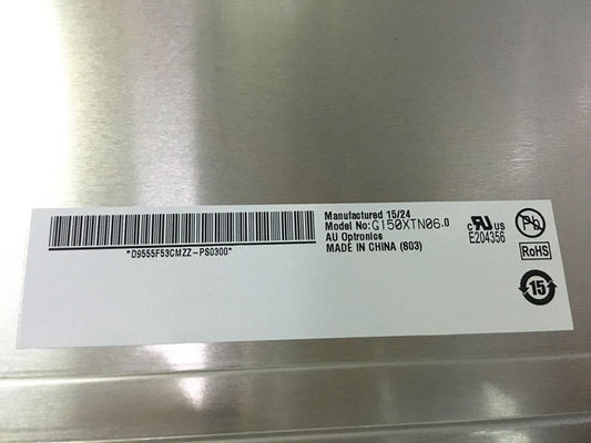 G150XTN06.0 1024×768 XGA 85PPI 450cd/m2 Industrial LCD Panel schermo LCD