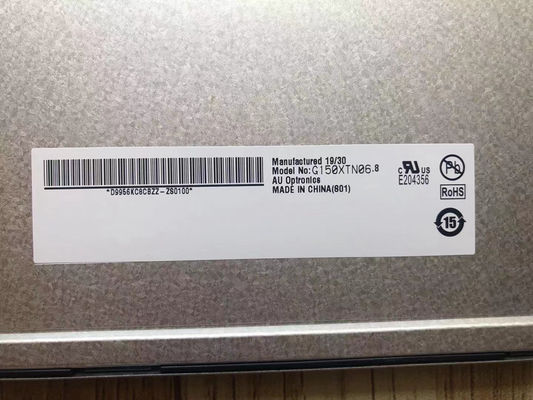 G150XTN06.8 AUO 15.0&quot; 1024×768 450 cd/m2 80/80/70/80 display LCD industriale