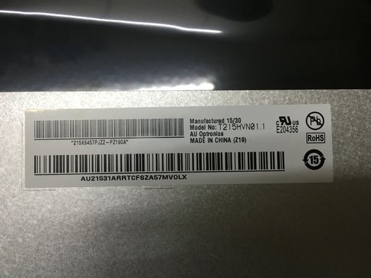 T215HVN01.1 21,5 pollici 250 cd/m2 A-Si TFT LCD per monitor da scrivania 89/89/89/89