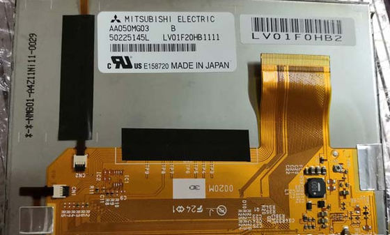 Temperatura di funzionamento ×480 di AA050MG03 Mitsubish 5,0 inc 800 (RGB): -30 ~ 80 ESPOSIZIONE LCD di INDUSTRIALE del ° 900cd/m2