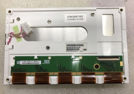 C070VW01 V0 AUO   Impiegati di funzionamento di 7INCH 800×480RGB 650CD/M2 CCFL TTL.: -30 ~ un'ESPOSIZIONE LCD INDUSTRIALE di 85 °C
