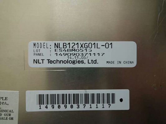 NLB150XG01L-01 NON PIÙ TARDI della temperatura di funzionamento di 15INCH 400CD/M2 LCM 1024×768 1024×768RGB WLED LVDS: -20 ~ 70 LCD di INDUSTRIALE del °C