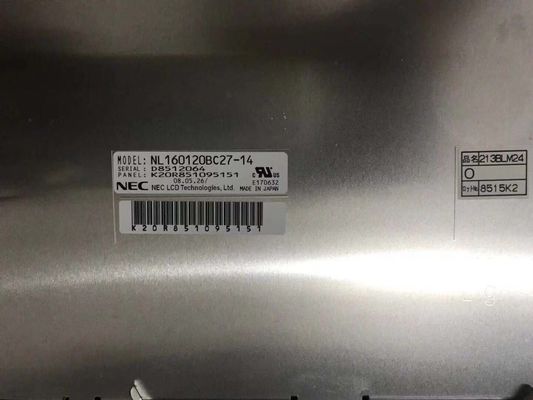 NL160120BC27-14 NON PIÙ TARDI degli impiegati di stoccaggio di 21.3INCH 250CD/M2 LCM 1600×1200 1600×1200RGB CCFL LVDS.: -20 ~ 60 °C DIS LCD INDUSTRIALE