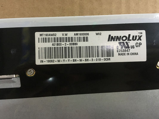 MT190AW02 V.0 Innolux 19,0» 1440 (RGB) ESPOSIZIONI LCD di INDUSTRIALE del ² di ×900 300 cd/m