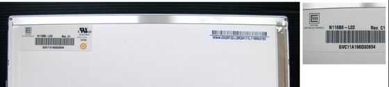 N116B6-L02 CMO 11,6» 1366 (RGB) ESPOSIZIONI LCD di INDUSTRIALE del ² di ×768 200 cd/m