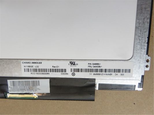 N116B6-L02 CMO 11,6» 1366 (RGB) ESPOSIZIONI LCD di INDUSTRIALE del ² di ×768 200 cd/m