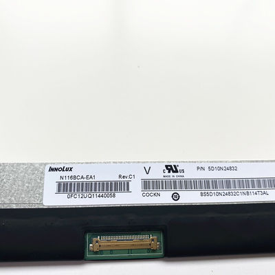 N116BCA-EA1 Innolux 11,6» 1366 (RGB) ESPOSIZIONI LCD di INDUSTRIALE del ² di ×768 250 cd/m