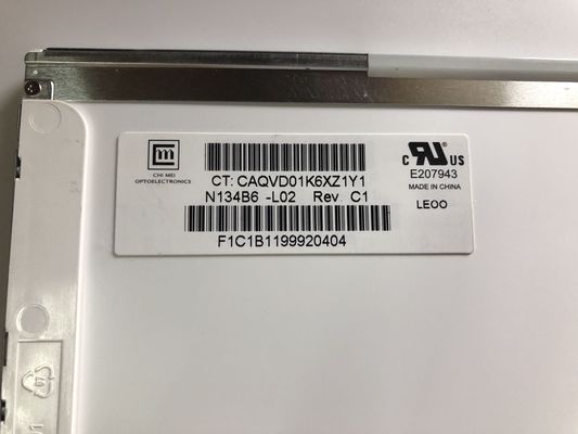 N134B6-L02 CMO 13,4» 1366 (RGB) ESPOSIZIONI LCD di INDUSTRIALE del ² di ×768 220 cd/m