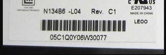 N134B6-L04 CMO 13,4» 1366 (RGB) ESPOSIZIONI LCD di INDUSTRIALE del ² di ×768 220 cd/m
