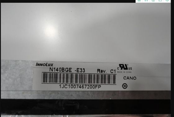 N140BGE-E33 INNOLUX 14,0» 1366 (RGB) ESPOSIZIONI LCD di INDUSTRIALE del ² di ×768 220 cd/m