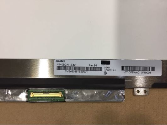 N140BGN-E42 INNOLUX 14,0» 1366 (RGB) ESPOSIZIONI LCD di INDUSTRIALE del ² di ×768 220 cd/m