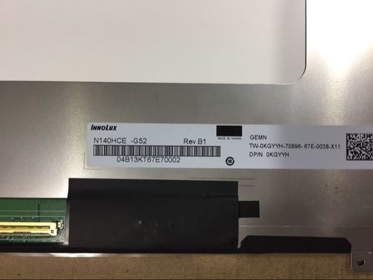 N140HCE-G52 INNOLUX 14,0» 1920 (RGB) ESPOSIZIONI LCD di INDUSTRIALE del ² di ×1080 300 cd/m