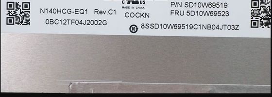 N140HCG-EQ1 INNOLUX 14,0» 1920 (RGB) ESPOSIZIONI LCD di INDUSTRIALE del ² di ×1080 300 cd/m