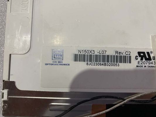 N150X3-L07 CMO 15,0» 1024 (RGB) ESPOSIZIONI LCD di INDUSTRIALE del ² di ×768 170 cd/m