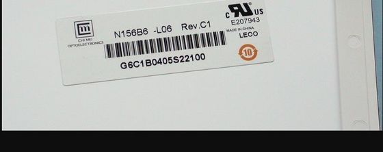 N156B6-L06 CMO 15,6» 1366 (RGB) ESPOSIZIONI LCD di INDUSTRIALE del ² di ×768 170 cd/m