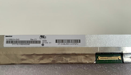 N156BGN-E43 Innolux 15,6» 1366 (RGB) ESPOSIZIONI LCD di INDUSTRIALE del ² di ×768 220 cd/m