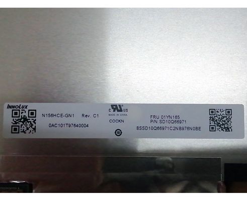N156HCE-GN1 Innolux 15,6» 1920 (RGB) ESPOSIZIONI LCD di INDUSTRIALE del ² di ×1080 500 cd/m