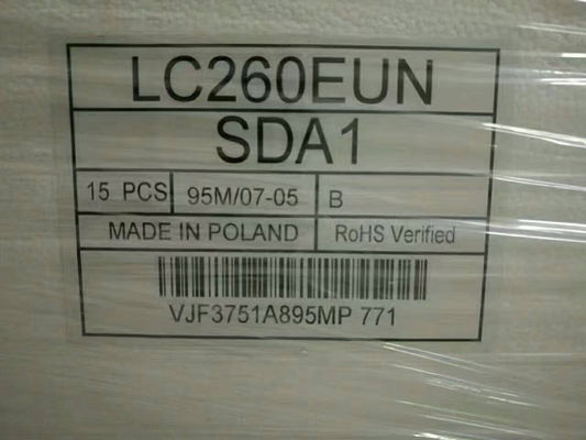 ESPOSIZIONE LCD di INDUSTRIALE del ² di ×768 400 cd/m di LC260EXN-SCB1 LG Display 26,0&quot; 1366 (RGB)