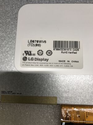 Cd/m di LB070WV6-TD06 LG Display 7,0&quot; 800 (RGB) ESPOSIZIONE LCD di INDUSTRIALE del ² di ×480 350