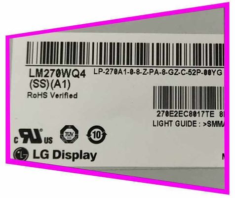 LM270WQ4-SSB1 LG Display 27,0&quot; ESPOSIZIONE LCD INDUSTRIALE di 2560×1440 350cd/m2