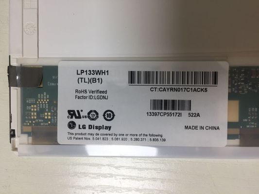 LP133WH1-TLB1 LG DisplayL 13,3» 1366 (RGB) ESPOSIZIONI LCD 118PPI di INDUSTRIALE del ² di ×768 300 cd/m