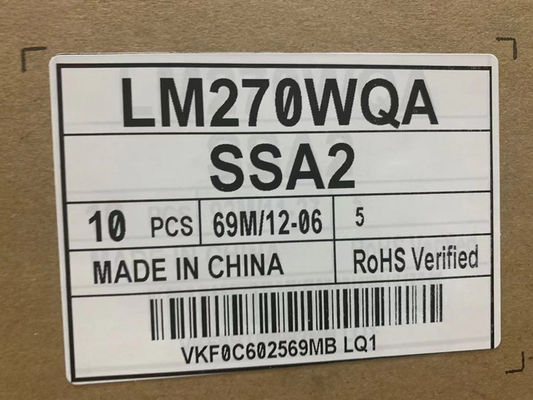Cd/m di LM270WQA-SSA2 LG Display 27,0&quot; 2560 (RGB) ESPOSIZIONE LCD di INDUSTRIALE del ² di ×1440 400