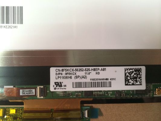 LP116WH6-SPA2 LG Display 11,6» 1366 (RGB) ESPOSIZIONI LCD di INDUSTRIALE del ² di ×768 300 cd/m
