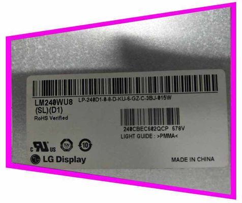ESPOSIZIONE LCD di INDUSTRIALE del ² di ×1200 300 cd/m di LM240WU8-SLD1 LG Display 24,0&quot; 1920 (RGB)
