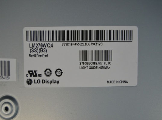 Cd/m di LM270WQ4-SSB3 LG Display 27,0&quot; 2560 (RGB) ESPOSIZIONE LCD di INDUSTRIALE del ² di ×1440 350