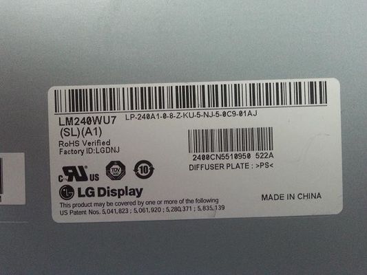 1920×1200 400cd/m2 Quadrato Tft Display 94PPI LM240WU7-SLB3 89/89/89/89 (Tipo)