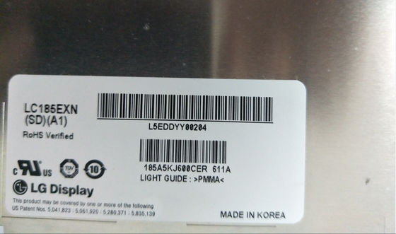 LC185EXN-SDA1 LG Display 18,5» 1366 (RGB) ESPOSIZIONI LCD di INDUSTRIALE del ² di ×768 250 cd/m