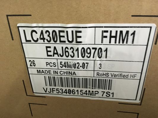 ESPOSIZIONE LCD di INDUSTRIALE del ² di ×1080 300 cd/m di LD430EUE-FHC1 LG Display 43&quot; 1920 (RGB)