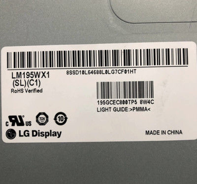 LM195WX1-SLC1 LG Display 19,5» 1440 (RGB) ESPOSIZIONI LCD di INDUSTRIALE del ² di ×900 250 cd/m