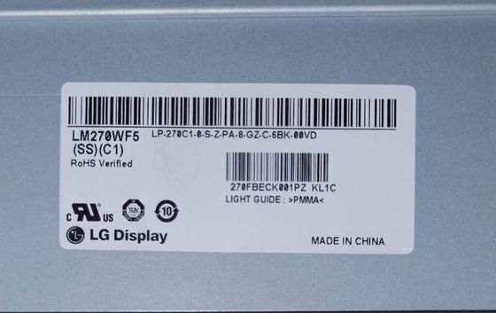 ESPOSIZIONE LCD di INDUSTRIALE del ² di ×1080 250 cd/m di LM270WF5-SSC1 LG Display 27,0&quot; 1920 (RGB)