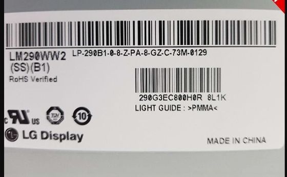 300cd/m2 di LM290WW2-SSB1 LG Display 29,0&quot; 2560 (RGB) ESPOSIZIONE LCD INDUSTRIALE di ×1080