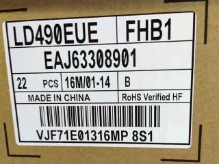 Display LG 49" 450cd/m2 Display LCD WLED 45PPI LD490EUE-FHB1 89/89/89/89 (Tipo.)