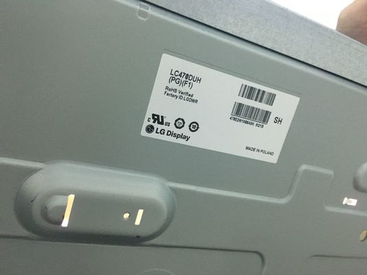 47&quot; 1920×1080 400cd/m2 46PPI Quadrato Tft Screen LC470DUH-PGF1 89/89/89/89 (Tipo)